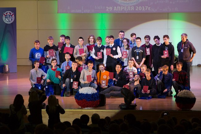 финалисты всероссийской олимпиады школьников